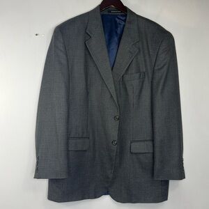 Lauren Ralph Lauren Size 44R Silk Wood Two Button Blazer Sport Coat Jacket HC